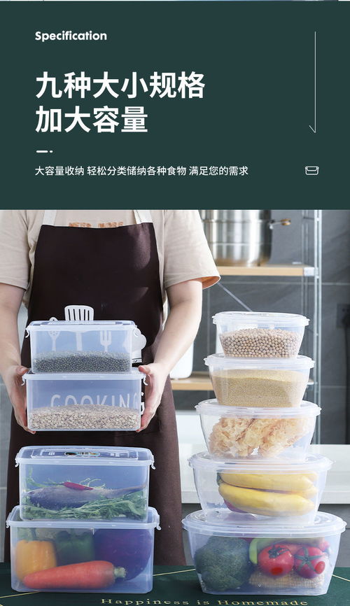 保鮮盒食品級透明帶蓋冰箱收納盒微波爐飯盒密封盒子冷藏冷凍專用